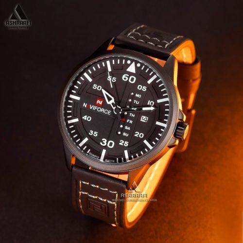 ساعت نیوی فورس بند چرمی Naviforce NF9074K