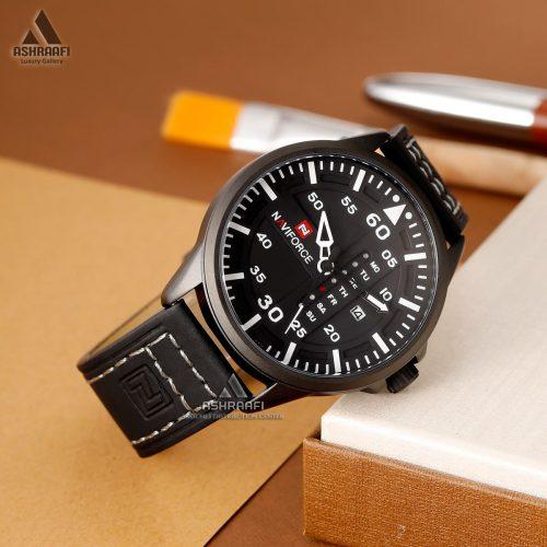 ساعت مشکی نیوی فورس Naviforce NF9074K
