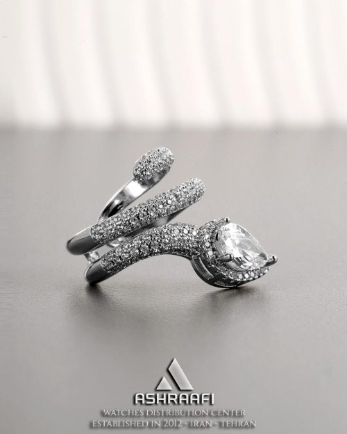انگشتر مار نقره ای Women Ring SD07