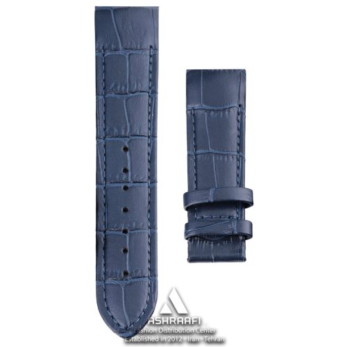 بند چرم سورمه‌ای 22-Watch Strap DB