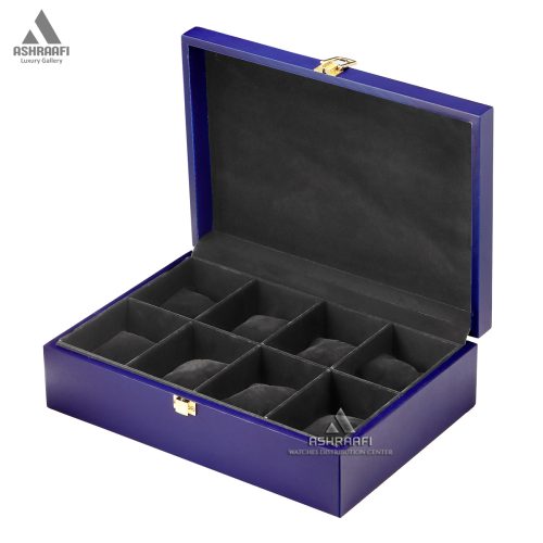 جعبه ساعت چوبی خوش رنگ