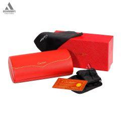 کیف قرمز عینک کارتیه Cartier Glasses Case RK01