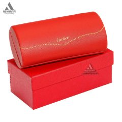 جعبه عینک قرمز کارتیه
