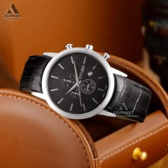 ساعت مردانه سیتیزن بند چرم Citizen 60122SK