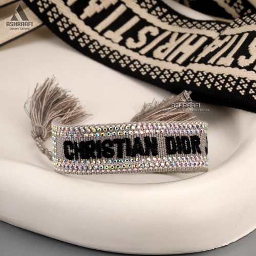 دستبند کریستین دیور خاکستری