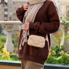 کیف دوشی زنانه Furry Handbag A01