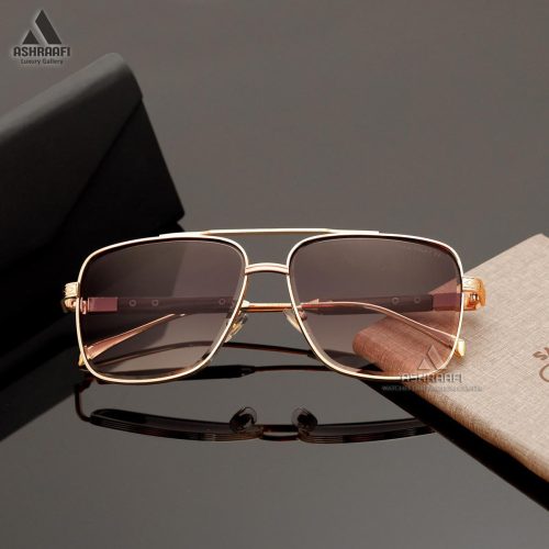 خرید عینک فلزی طلایی Maybach 9007