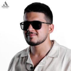 عکس عینک خلبانی پرسول روی چهره Persol P8008