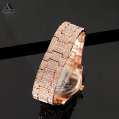 Rolex-Daydate-F-Diamond-RgS-82-03 ساعت رولکس نگین دار رزگلد