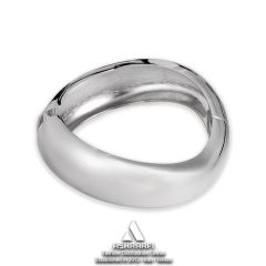 دستبند پهن آینه‌ای Silver Bracelet 04