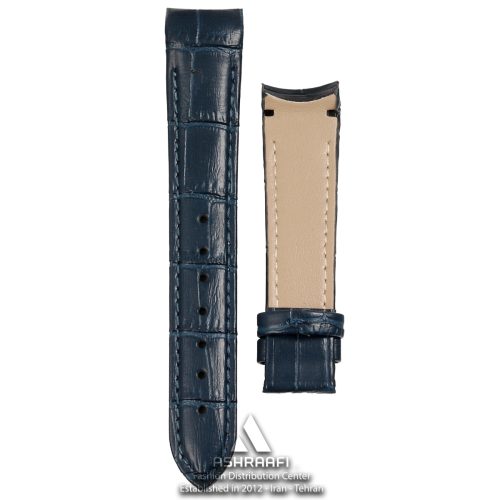 بند چرم سورمه‌ای 22-Watch Strap DB