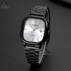 ساعت صفحه نقره ای کاسیو