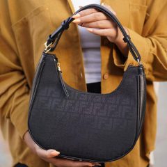 کیف مشکی طرح فندی