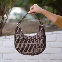 کیف قهوه ای فندی