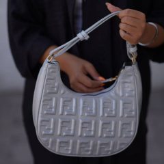 کیف نقره ای فندی مجلسی