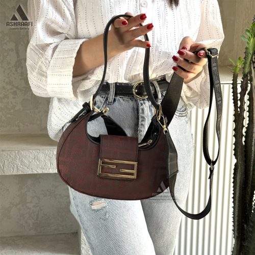 Fendi-Mini-Cookie-Bag-A01-15 کیف طرح دار فندی