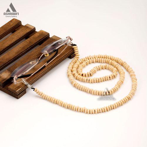 بند عینک چوبی کرم