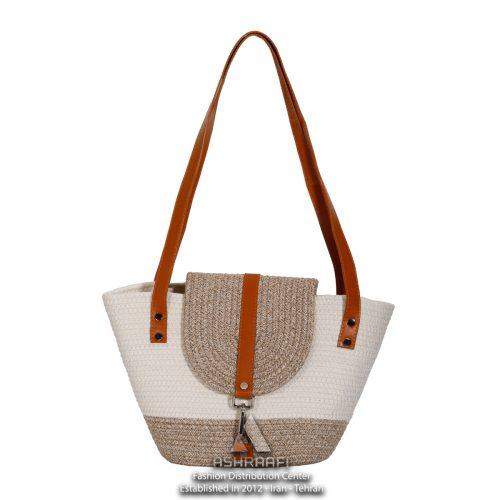 کیف سطلی کنفی Hemp Bucket Bag A02