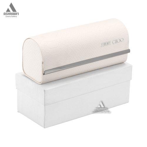 جعبه عینک سفید Jimmy Choo Glasses Case W01
