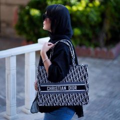 کیف مشکی دیور Large Dior Book Tote A01