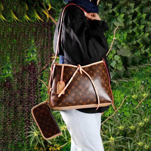 خرید کیف دوشی زنانه با طر لویی ویتون