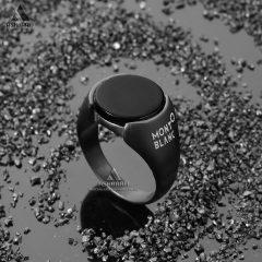Mont-Blanc-Square-Ring-K04-02 انگشتر مردانه مون بلان Mont Blanc Square Ring K04