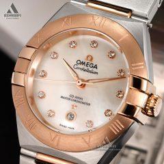 ساعت امگا صفحه سفید Omega Constellation Manhattan SrGW5
