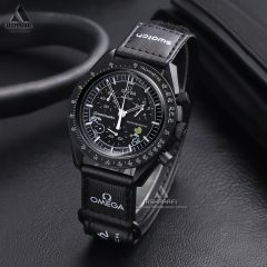 ساعت امگا سواچ مشکی Omega x Swatch Speedmaster MOO-MK