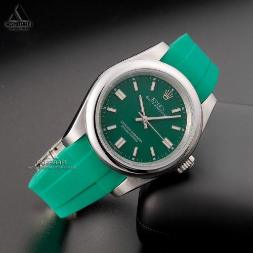 ساعت مردانه رولکس پرپچوال مدل Dark Green 02