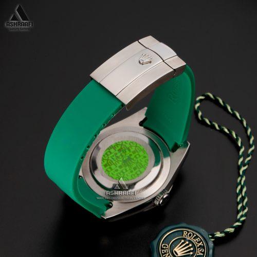 قفل و بند ساعت مردانه رولکس پرپچوال مدل Dark Green 02