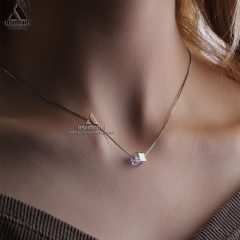 Swarovski Cube Crystal Necklace 03