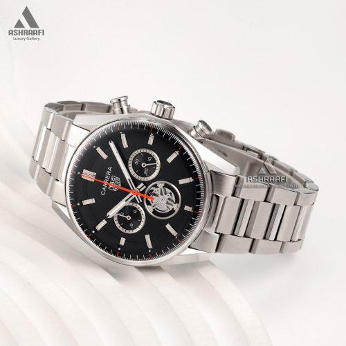 ساعت تگ هویر بند استیل Tag Heuer Chronograph Tourbillon SK8