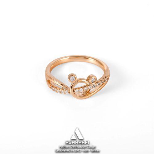 حلقه زنانه رزگلد