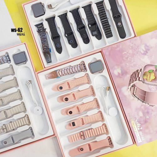 ساعت ه.شمند با پک شیک صورتی WS-62 mini