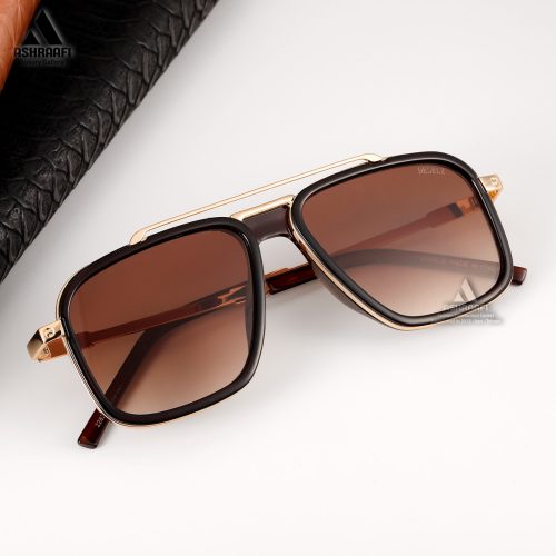 عینک قهوه ای