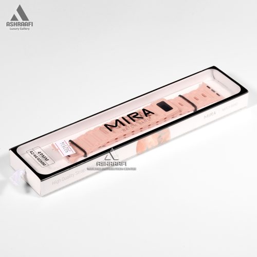 خرید بند سیلیکونی صورتی اپل واچ