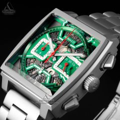 ساعت تگ هویر بند استیل Tag Heue Monaco Chronograph SG1