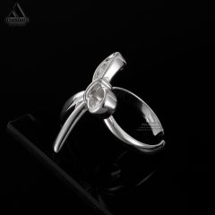 انگشتر زنانه استیل Bow Tie Ring S4