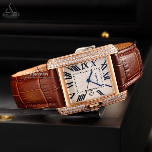 خرید ساعت کارتیه نگین دار