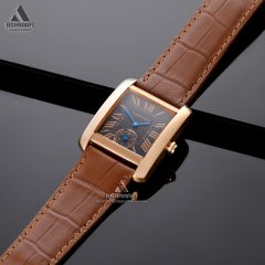 Cartier-Tank-RG2-07 ساعت مچی کارتیه بند چرمی