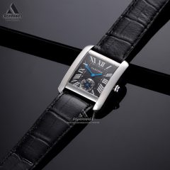 Cartier-Tank-RG2-09 ساعت مشکی کارتیه تانک سولو