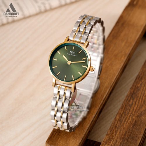 ساعت دنیل ولینگتون صفحه سبز