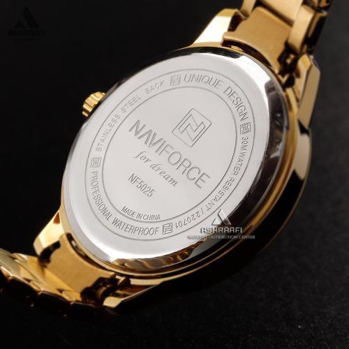 درب پشت ساعت زنانه نیوی فورس Naviforce NF5025GG