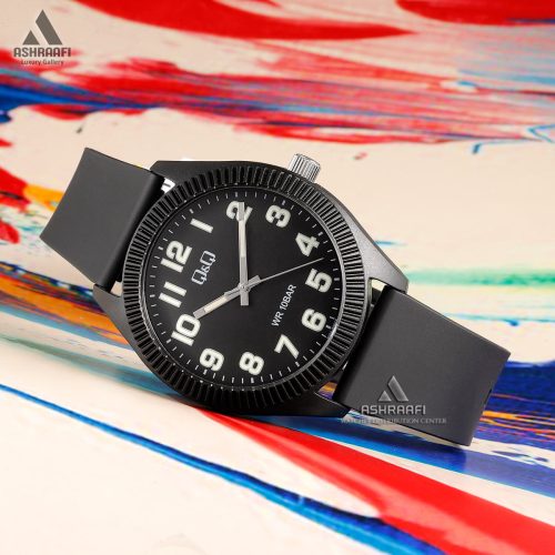 ساعت کیو اند کیو مشکی Q&Q V12A-004VY