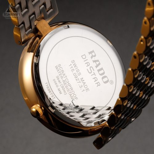 درب پشت قفل و بند ساعت مردانه رادو Rado Diastar SGK1