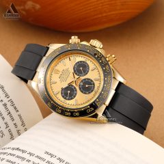 ساعت مردانه رولکس بند پلاستیکی Rolex Cosmograph Daytona BG3