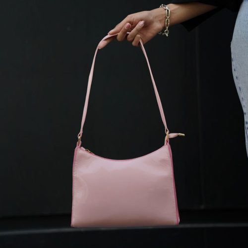 کیف ورنی صورتی