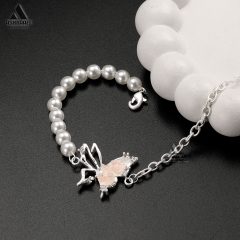 دستبند زنانه طرح پروانه