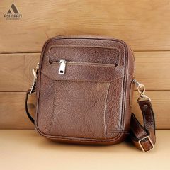 Mens-Shoulder-Bag-A06-03 کیف یه طرفه چرم طبیعی