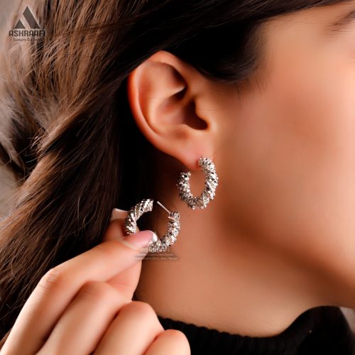 گوشواره حلقه ای میخی Women Earrings S1